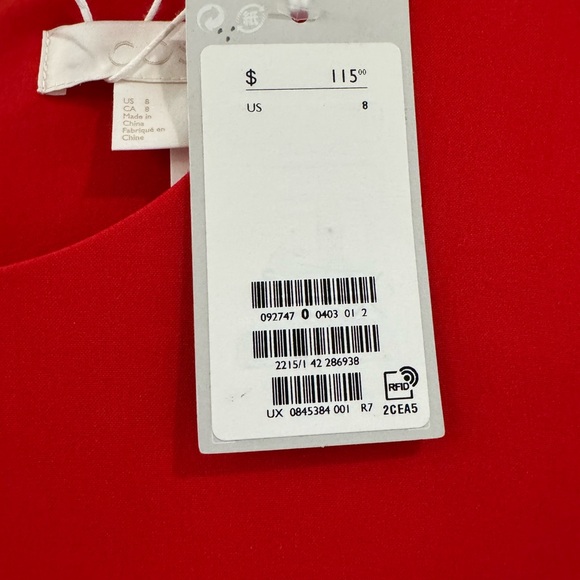 ·
 Cos Asymmetric Layered Dress In Red Original price $115 - Picture 4 of 6